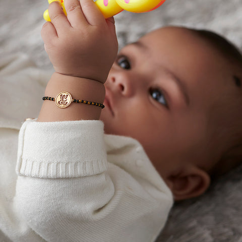 Ganesha Baby Nazaria Gold Bracelet