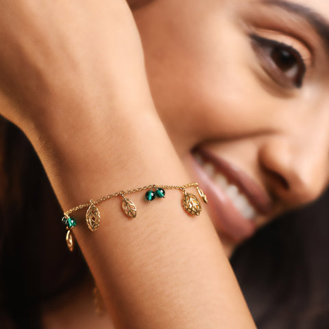 Patra Intricate Gemstone Bracelet