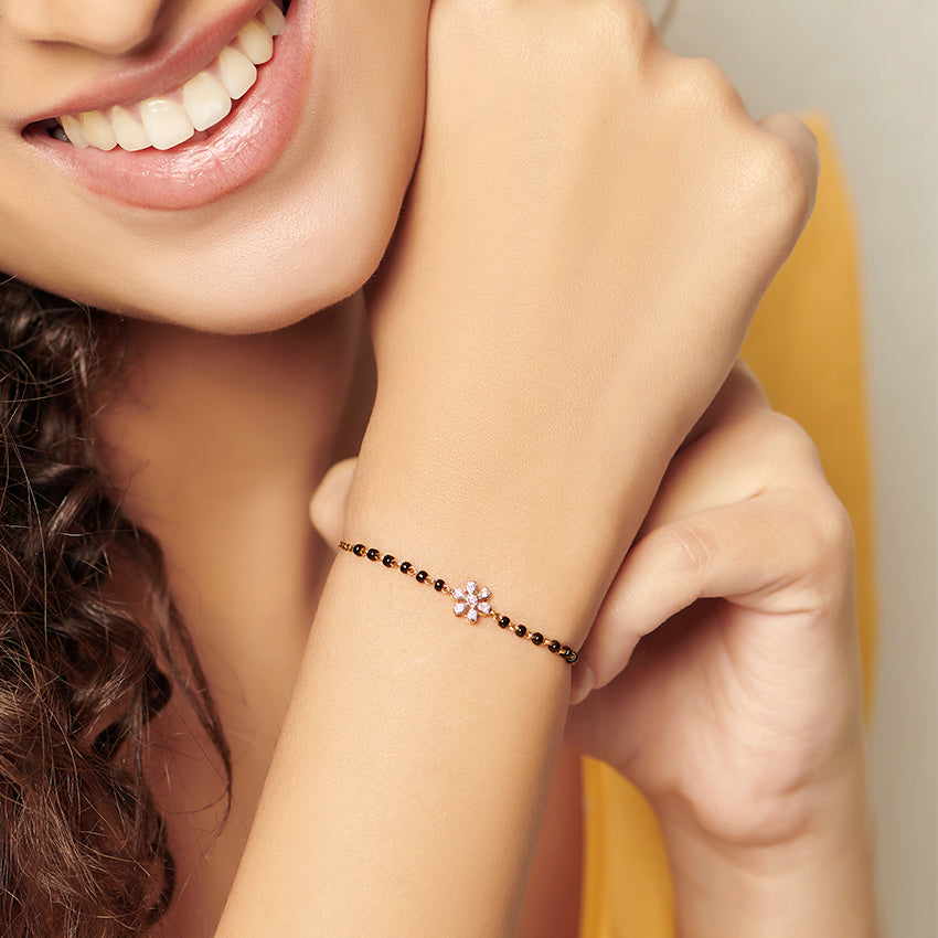 Anira Diamond Mangalsutra Bracelet