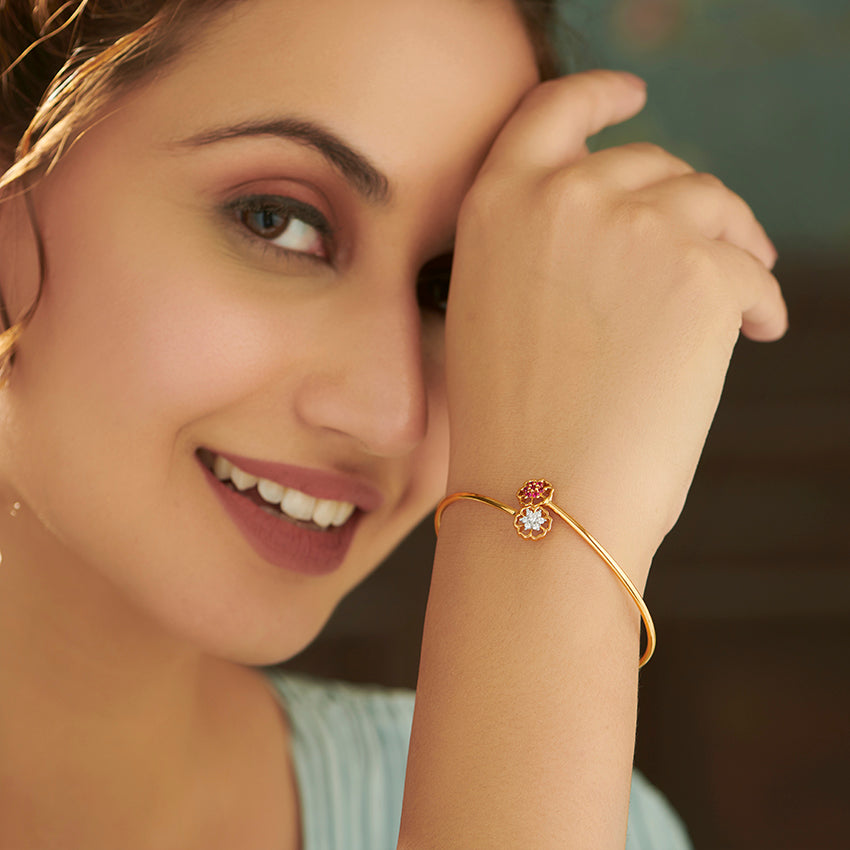 Pansy Gemstone Bracelet