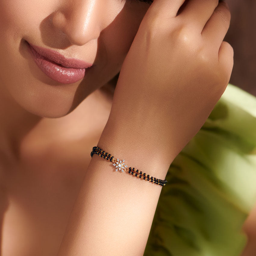 Vedika Diamond Mangalsutra Bracelet