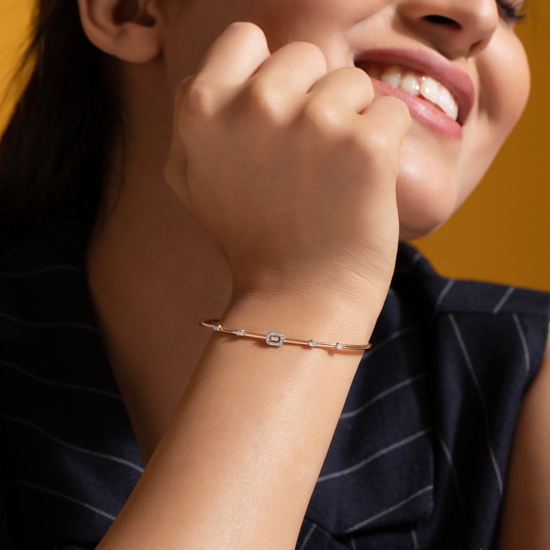 Modern Quad Diamond Bracelet