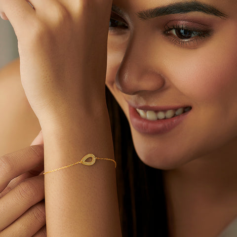 Perky Pear Gold Bracelet