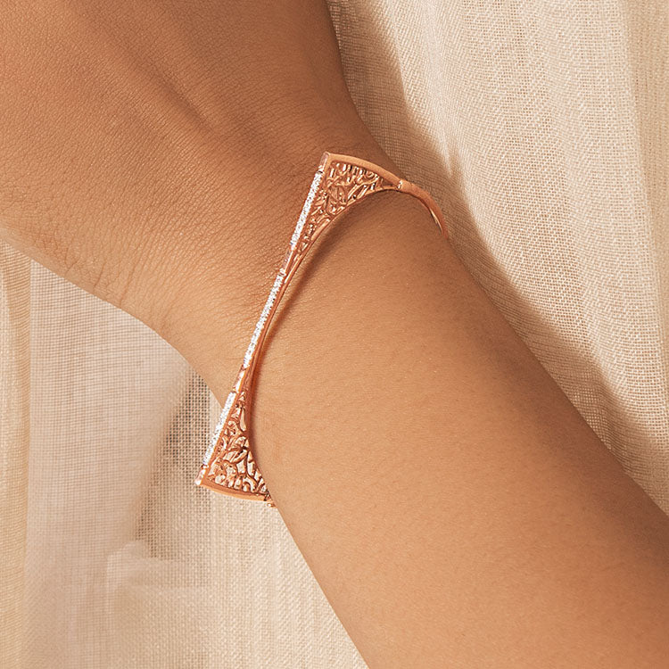 Sparkly Lattice Diamond Bracelet