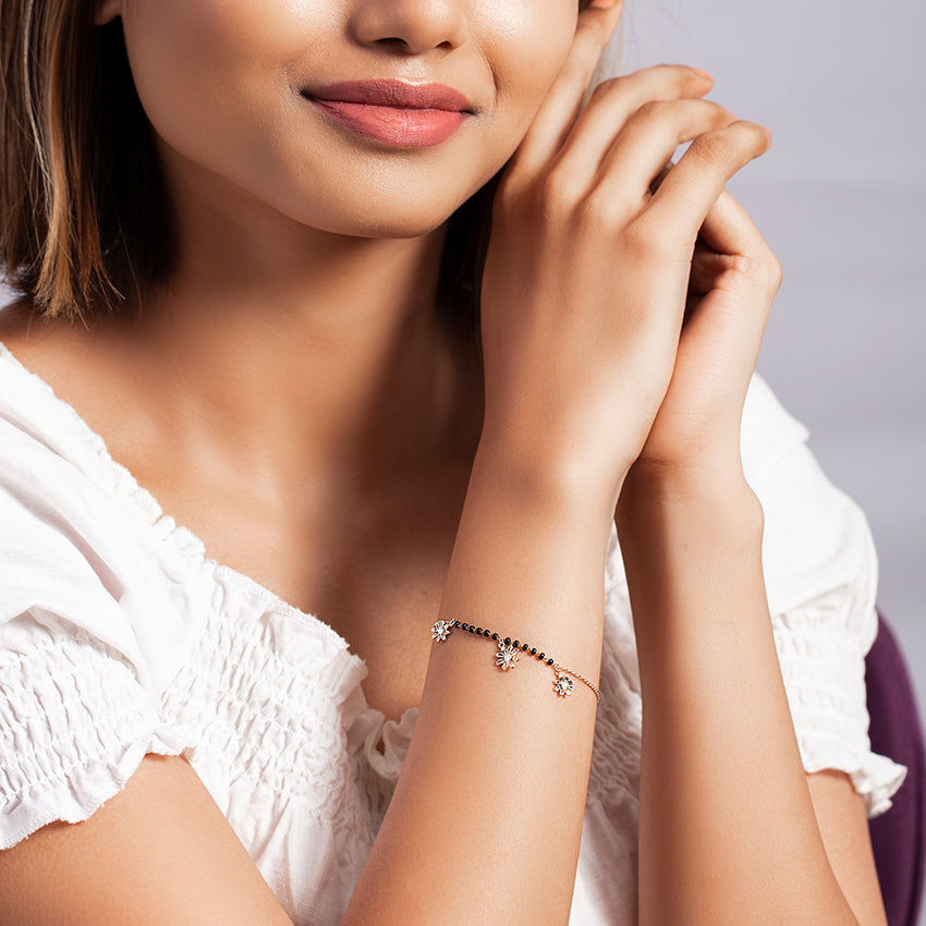 Vanya Diamond Mangalsutra Bracelet