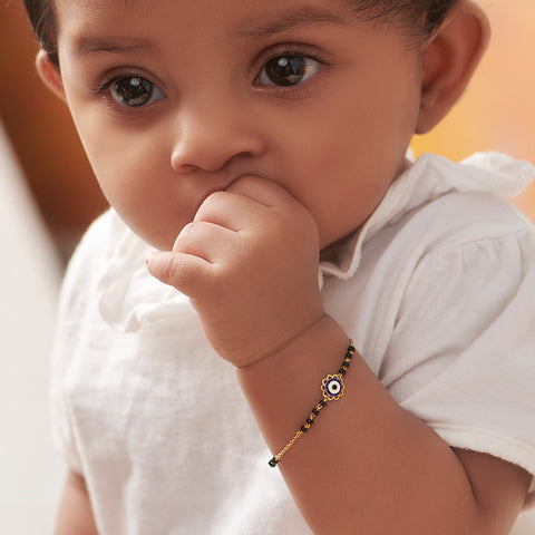 Evil Eye Baby Nazaria Gold Bracelet