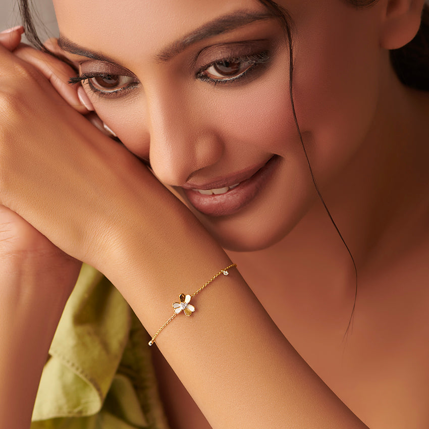 Lucky Clover Diamond Bracelet