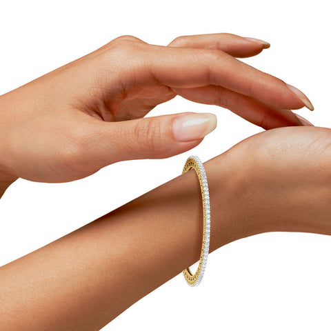 Luminous Diamond Bangle
