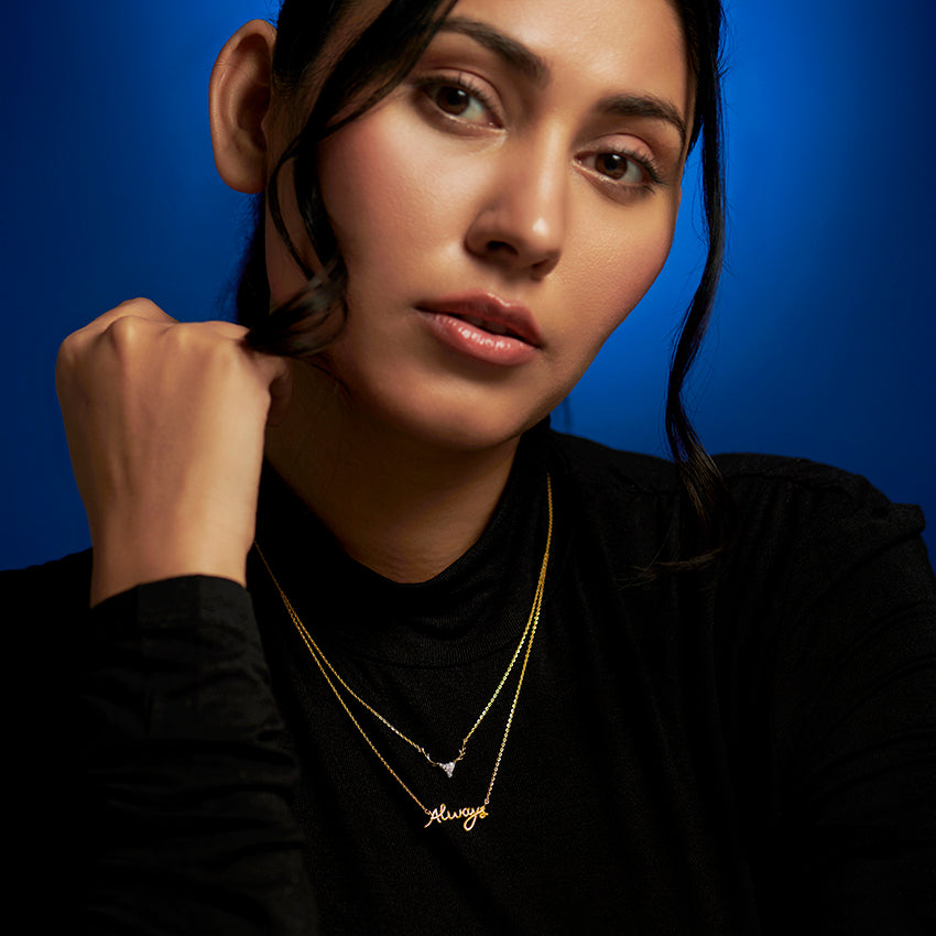 Stag Patronus & Always Diamond Necklace