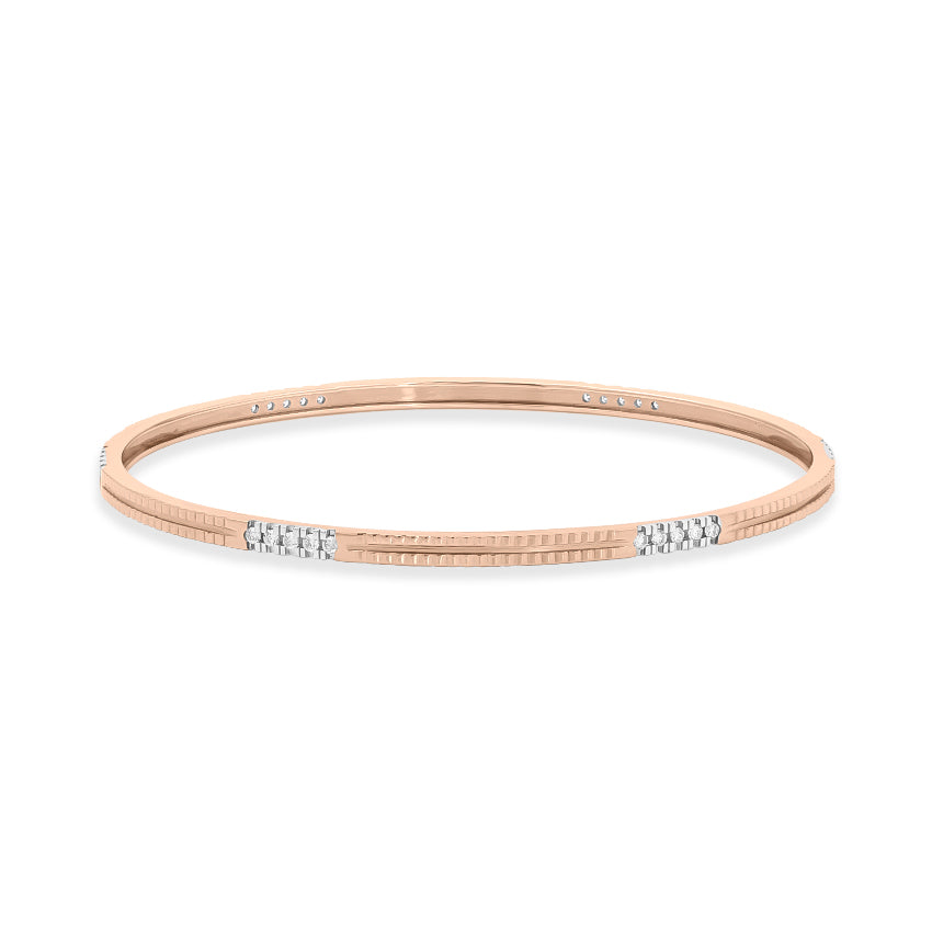 Classic Rose Diamond Bangle