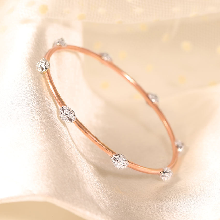 Glamorous Ornate Diamond Bangle