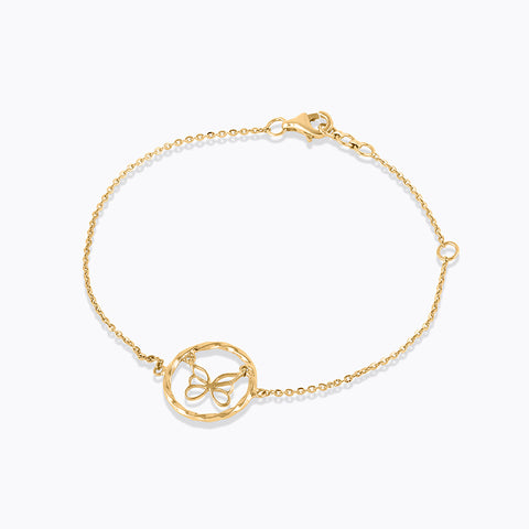 Flutter Gold Chain Bracelet