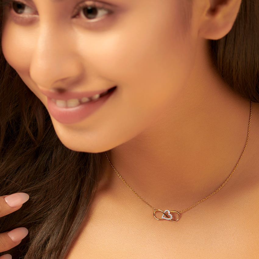 Boundless Love Infinity Diamond Necklace