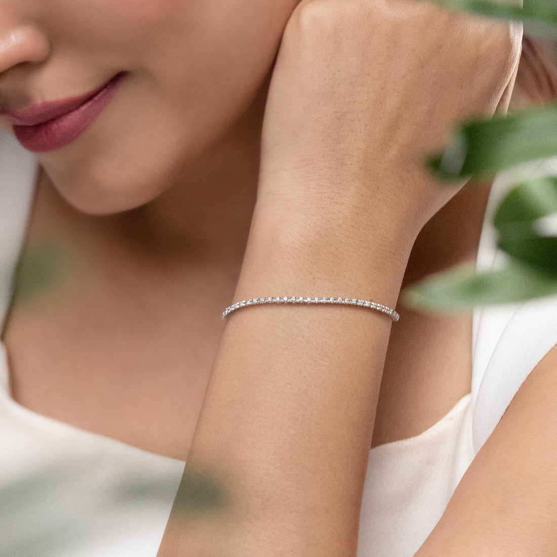 Radiant Tennis Diamond Bracelet