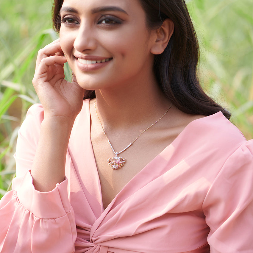 Intricate Radiance Diamond Necklace