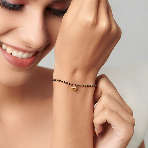 Sana Gold Mangalsutra Bracelet