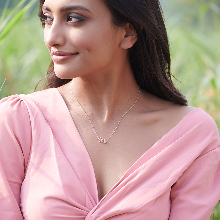Petals of Elegance Diamond Necklace