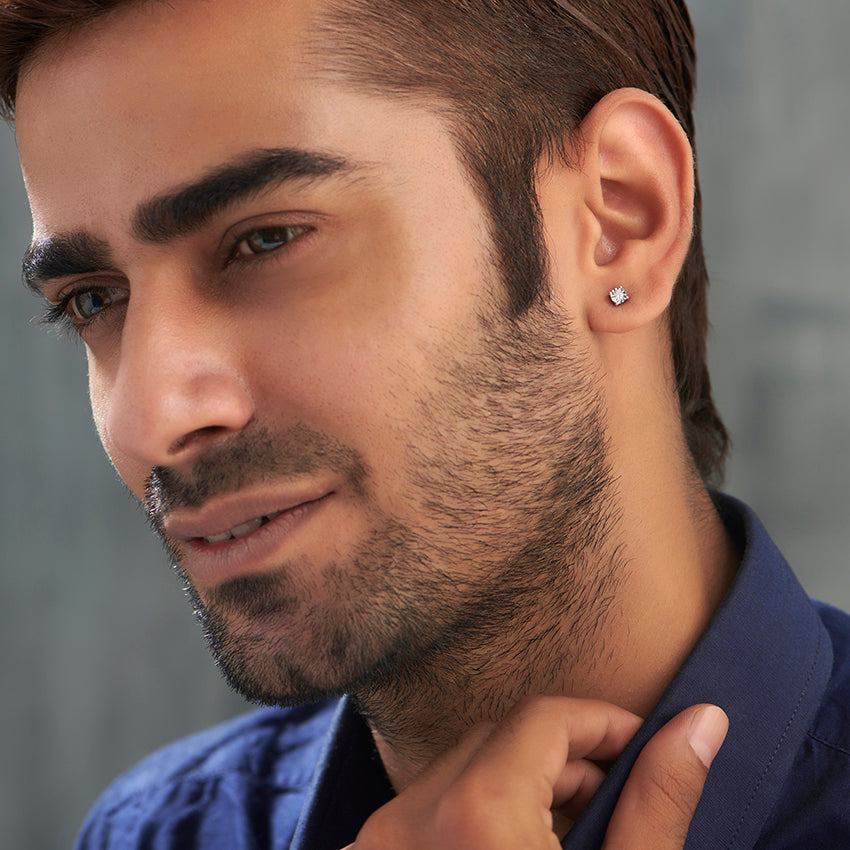 Mark Diamond Ear Stud for Men