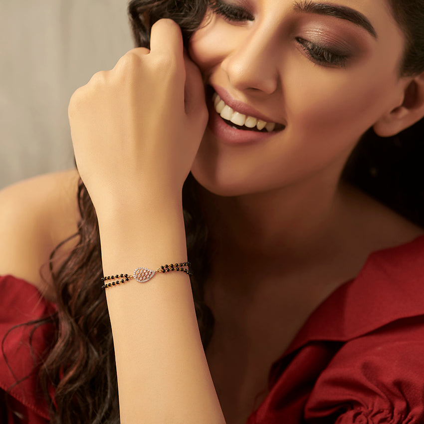 Misty Diamond Mangalsutra Bracelet