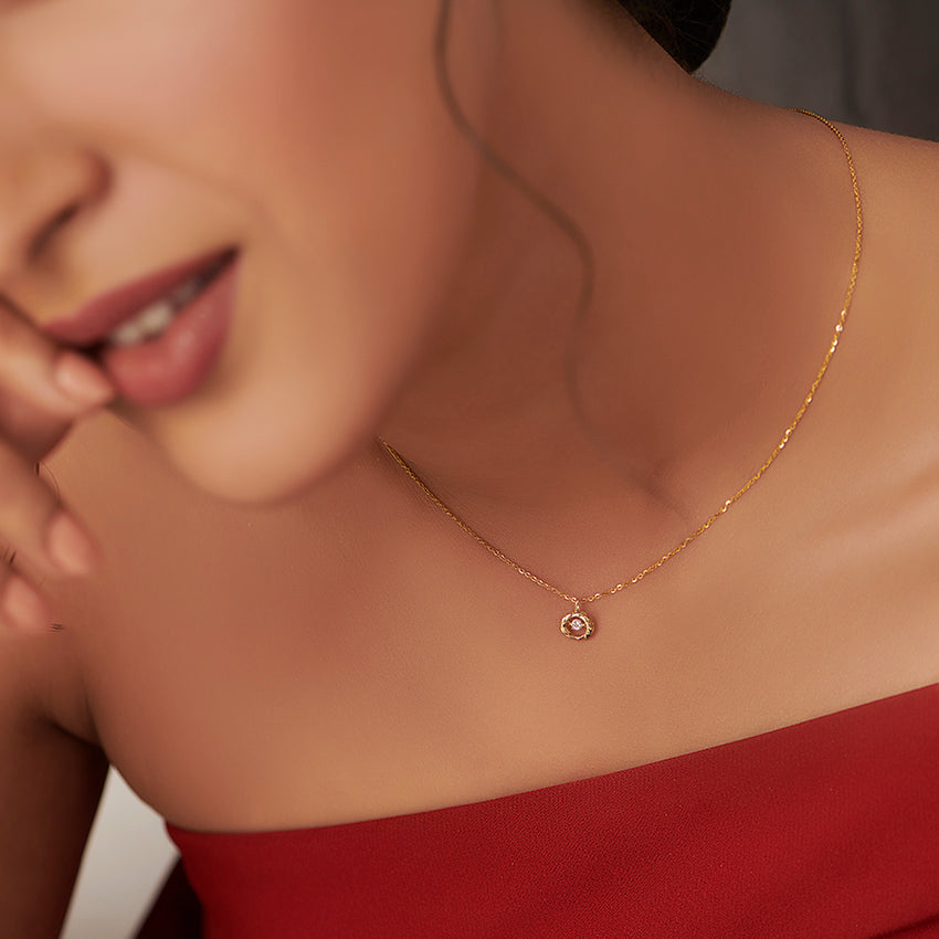 Margot Heartbeat Diamond Necklace