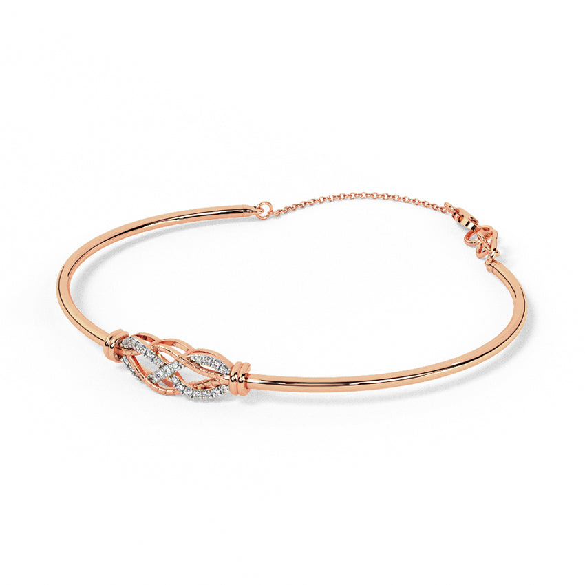 Frosty Finesse Diamond Tube Bracelet