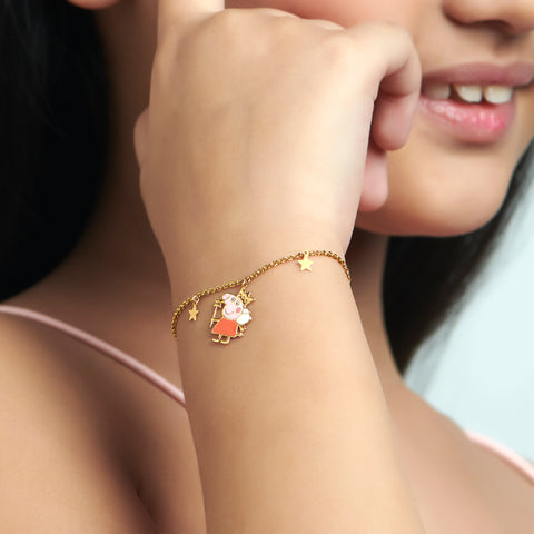 Peppa Fairy Kids' Gold Bracelet
