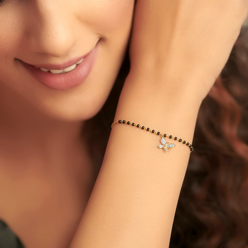 Aisha Diamond Mangalsutra Bracelet