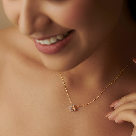 Daisy Diamond Necklace