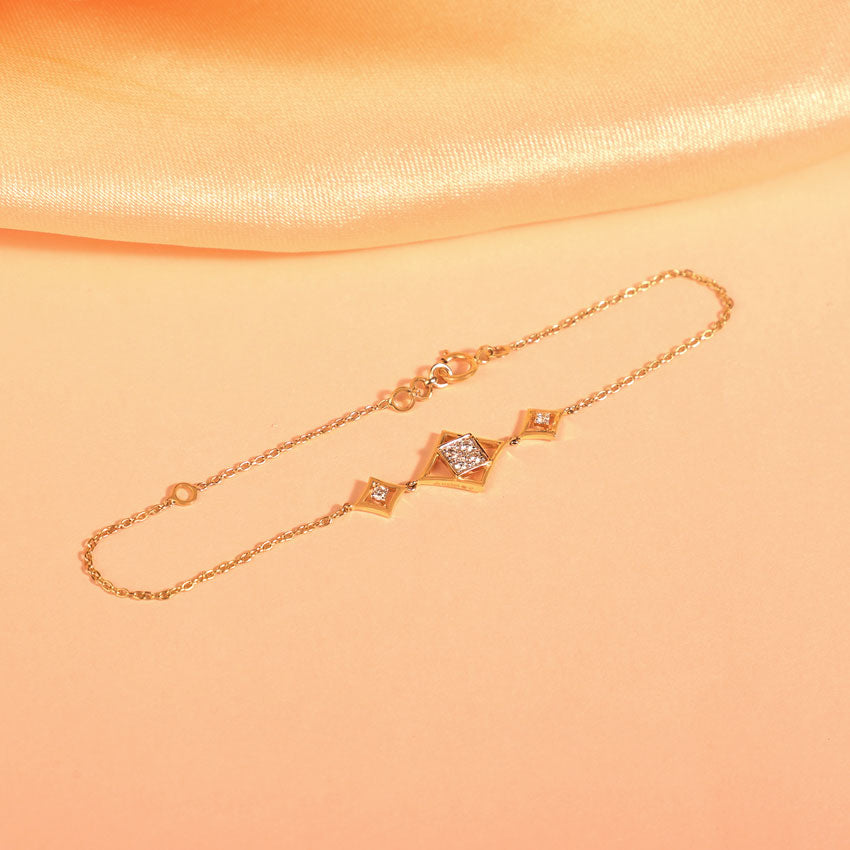 Trio Quad Diamond Bracelet
