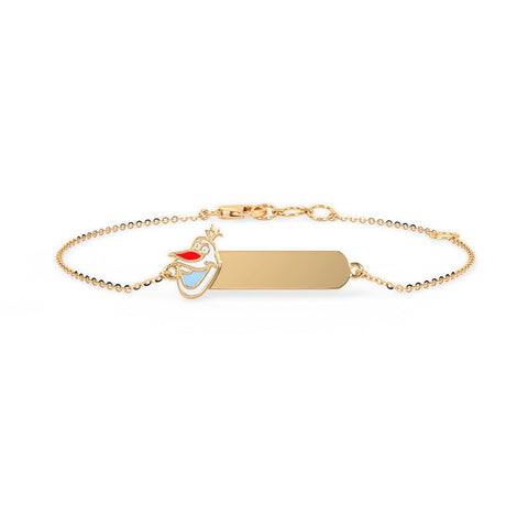 Frozen Olaf Personlised Bracelet