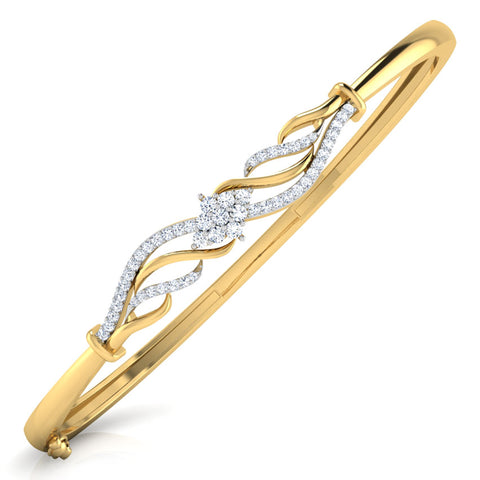 Sparkling Curve Diamond Bracelet