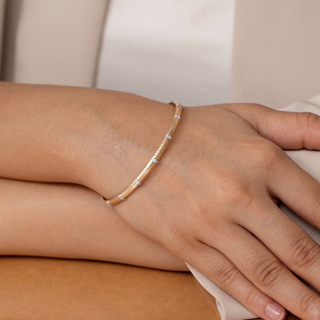 Alizha Diamond Bangle