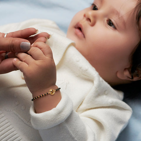 Alphabet A Kids Nazaria Gold Bracelet