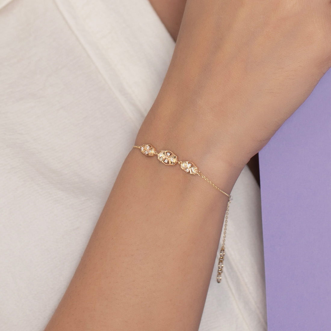 Celebration Spark Diamond Chain Bracelet