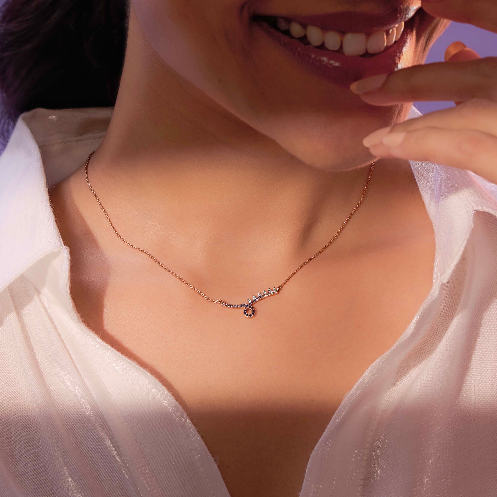 Subdued Shine Gemstone Necklace