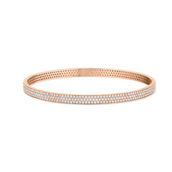 Classic Sparkling Diamond Bangle