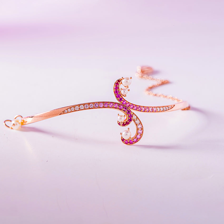 Morgana Swirl Gemstone Bracelet