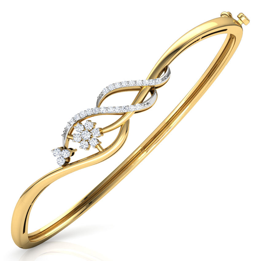 Carey Wavy Diamond Bracelet