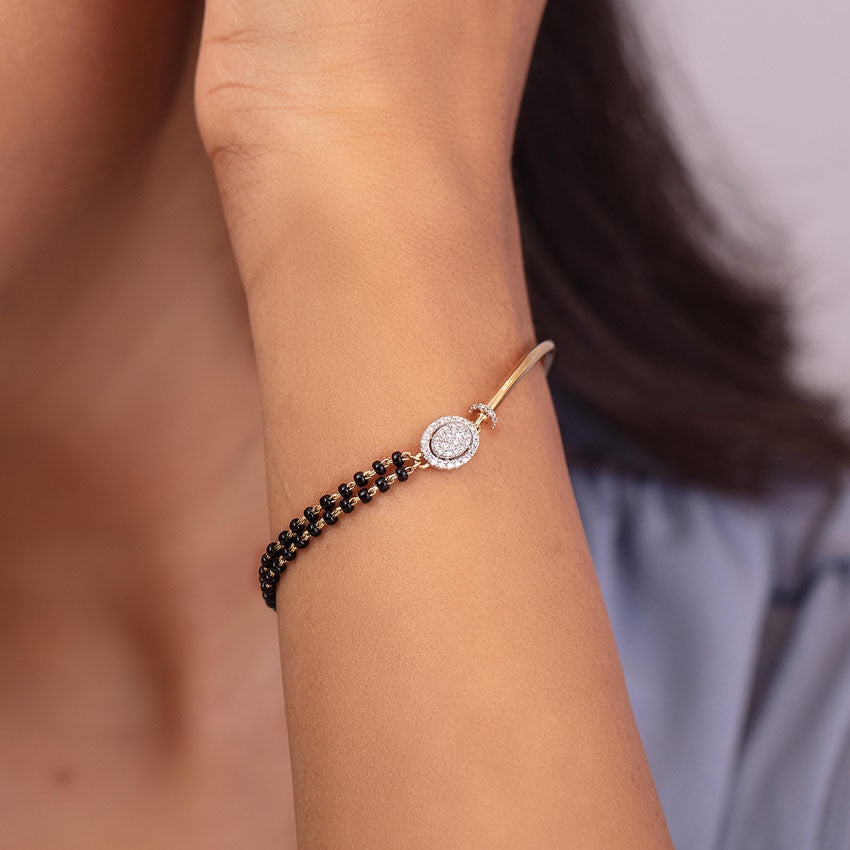 Sanika Diamond Mangalsutra Bracelet