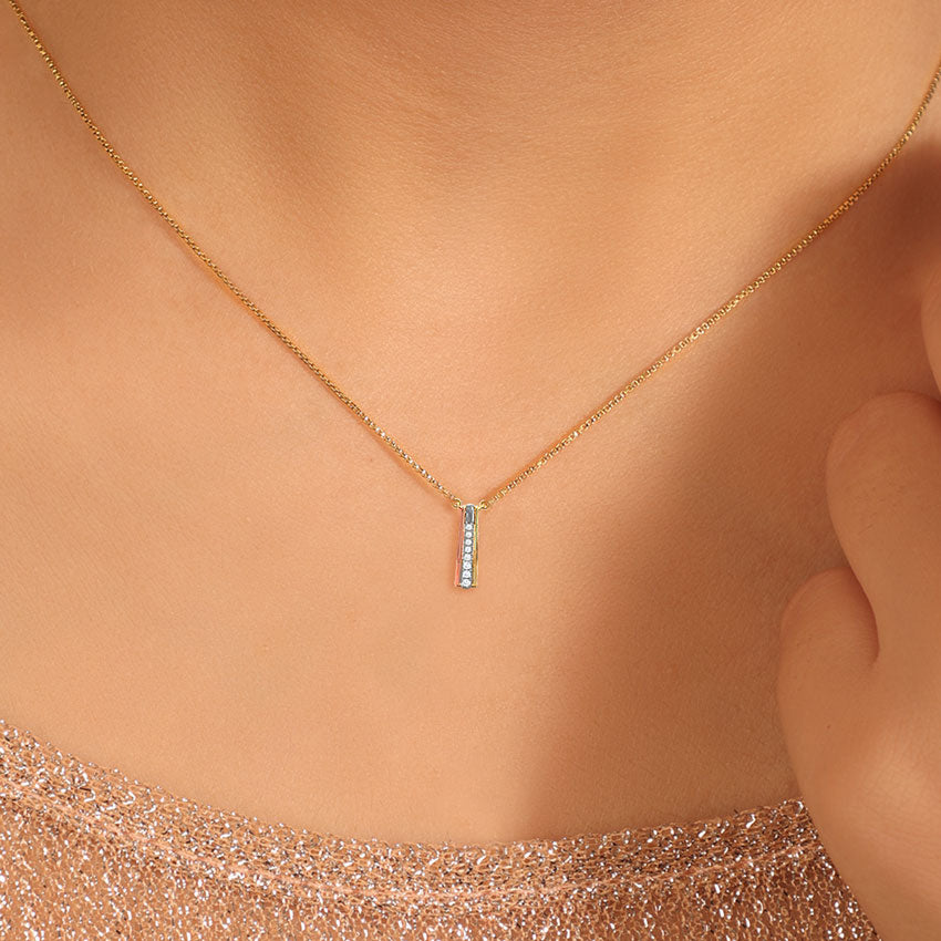 Kimberly Linear Diamond Necklace