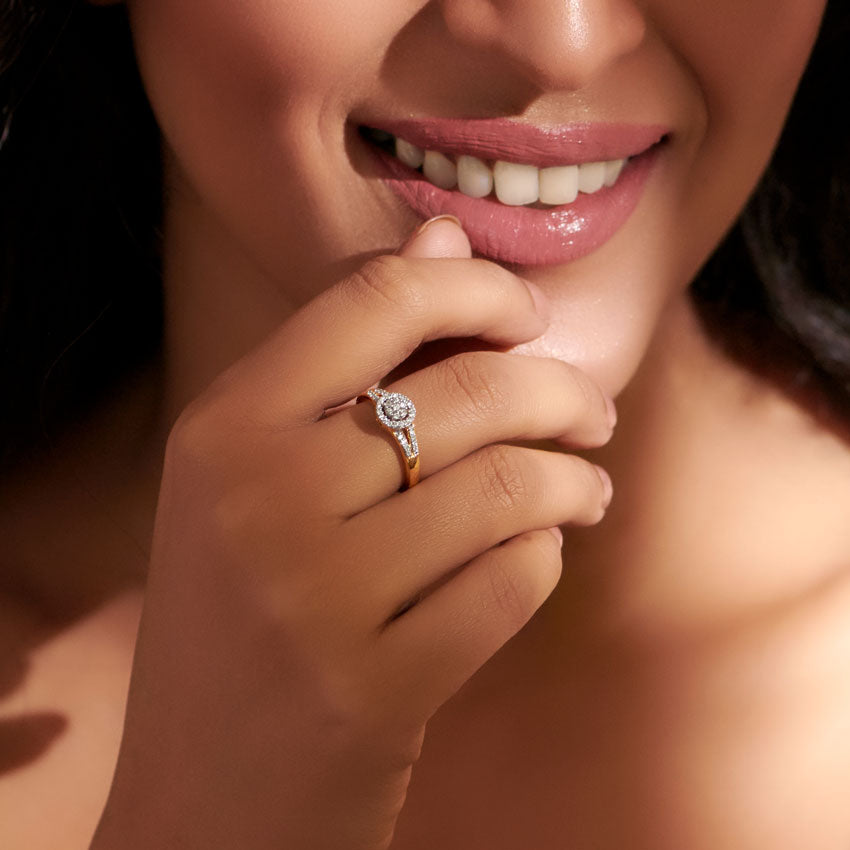 Citric Sparkle Diamond Ring