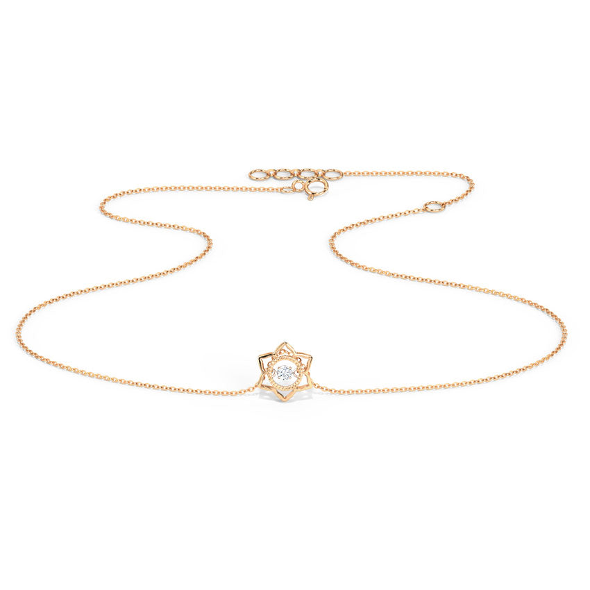 Lily Heartbeat Diamond Necklace