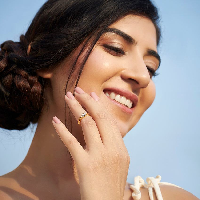 Trio Miracle Plate Diamond Ring