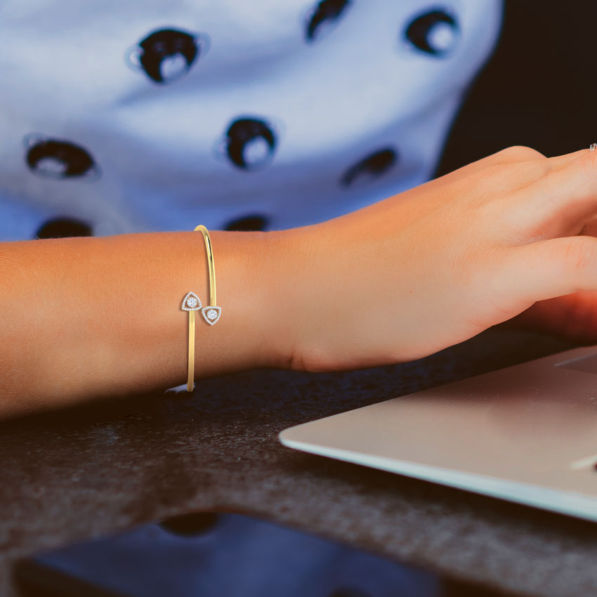 Trident Diamond Bracelet