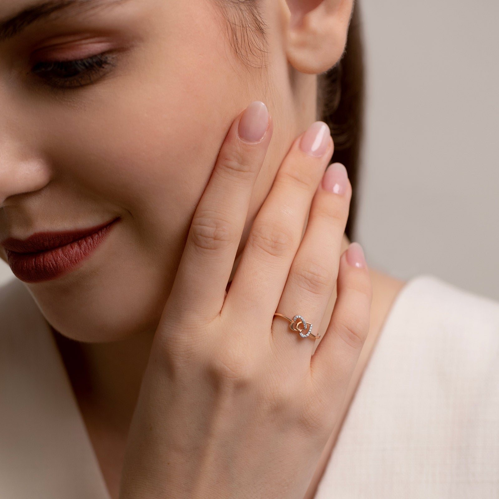 Tangled Heart Diamond Ring