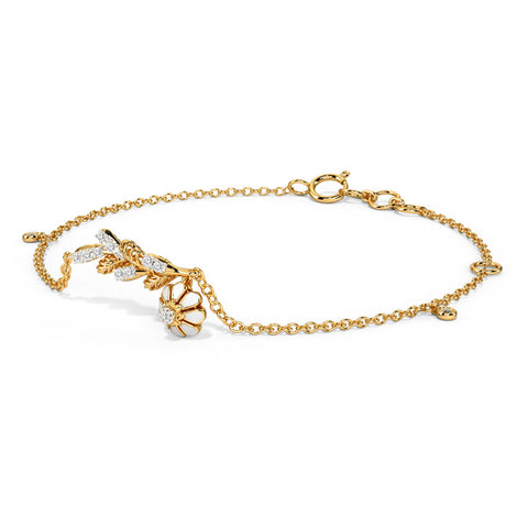 Victory Blossom Diamond Bracelet