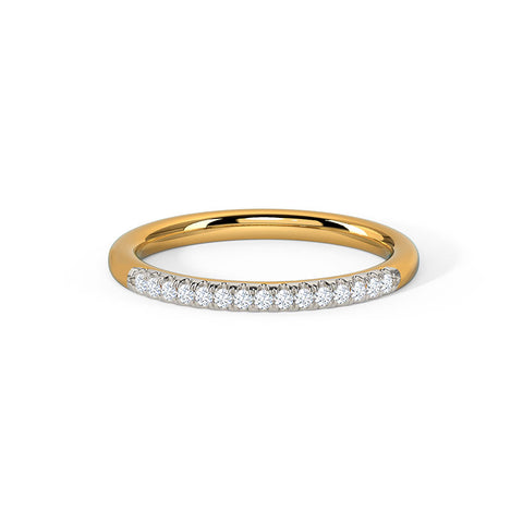 Glistening Classic Diamond Band