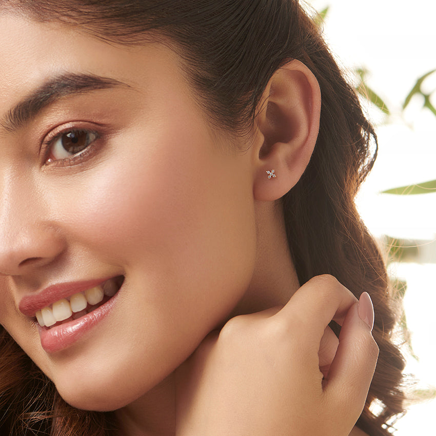 Northstar Diamond Stud Earrings