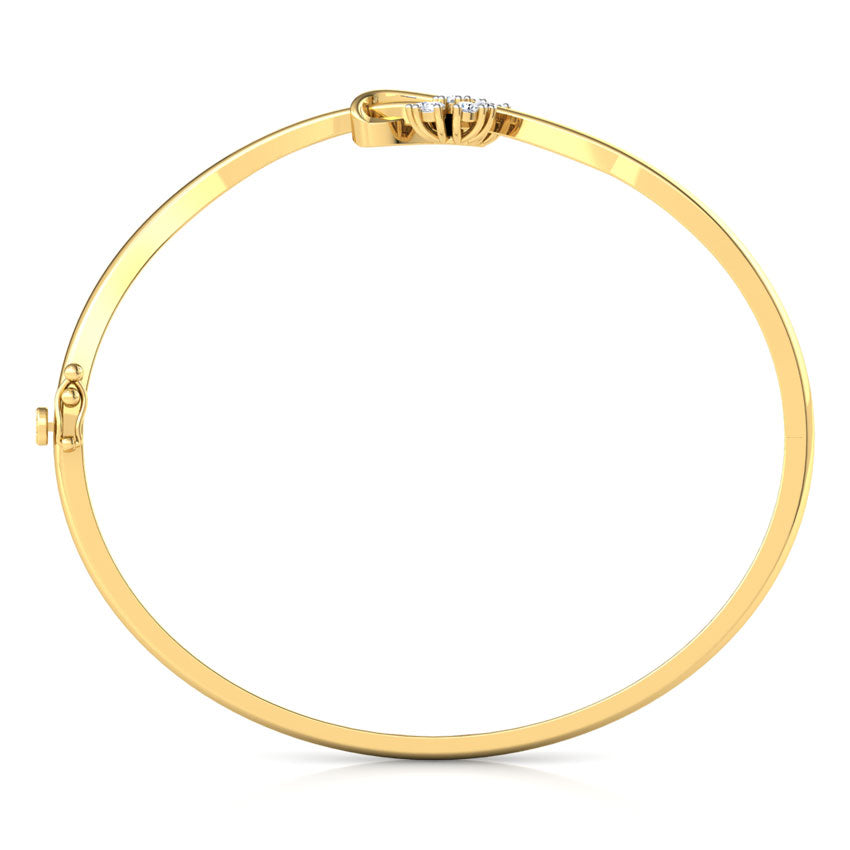 Interwined Flower Diamond Bracelet