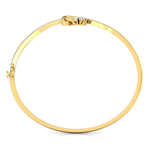 Interwined Flower Diamond Bracelet